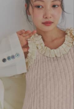 sheer rib frill topsのサムネイル