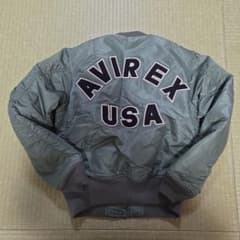 AVIREX MA-1 ブルゾン アウター バックロゴ アーチ Mサイズ - メルカリ