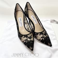 860 美品✨ジミーチュウ レース パンプス 37.5 ブラック 860 美品✨ジミーチュウ レース パンプス 37.5 ブラック - メルカリ