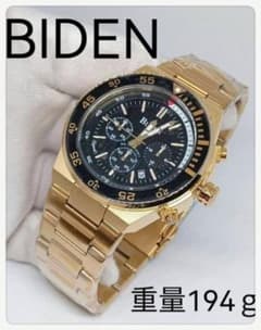 BIDEN ゴールド クロノグラフ 腕時計のサムネイル