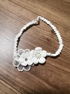 ちりめん　つまみ細工　ヘッドバンドのサムネイル