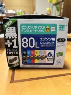 エプソン用 IC6CL80L インクカートリッジ 6個セットのサムネイル
