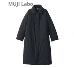 最終】【完売品】無印 MUJI labo ムジラボ ダウン コート ブラック 