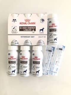 ロイヤルカナン食事療法食☆犬用消化器(高栄養)サポートリキッド7本⭐︎シリンジつきのサムネイル