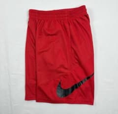 NIKEハーフパンツ レッドショーツ ナイキ 黒スウッシュ ビッグプリントのサムネイル