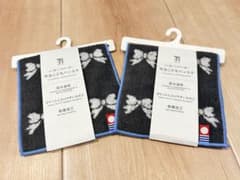 今治こどもハンカチ 2枚セット リボン ドット柄のサムネイル