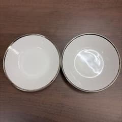 NORITAKE シルバーライン 小皿 ２枚セット 昭和レトロのサムネイル