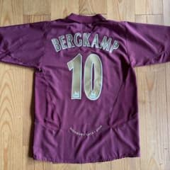 アーセナル　ユニフォーム　HIGHBURY NIKE ベルカンプ 10 アーセナル ユニフォーム HIGHBURY NIKE ベルカンプ 10 - メルカリ