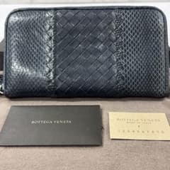 新品同様‼️希少　ボッテガヴェネタ　財布　長財布　パイソン　ラウンドファスナー 新品同様‼️ 希少 ボッテガヴェネタ 財布 長財布 パイソン ラウンド