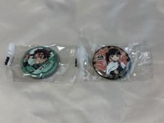 【新品・未使用】鬼滅の刃 くら寿司 缶バッジ 2点セットのサムネイル