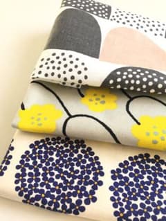 ハンドメイド 布 生地 北欧 フィンランド 3種セットのサムネイル