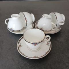 WEDGWOOD カップ＆ソーサー 5客セット 花柄のサムネイル