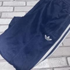 adidas トレフォイル ジャージ パンツ ネイビーのサムネイル