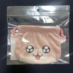 全力応援！クソハムちゃん フェイス巾着 コビハムちゃん　Dのサムネイル