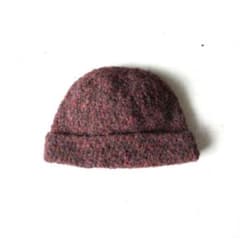 Sooty eazy beanie red Fuji君着用