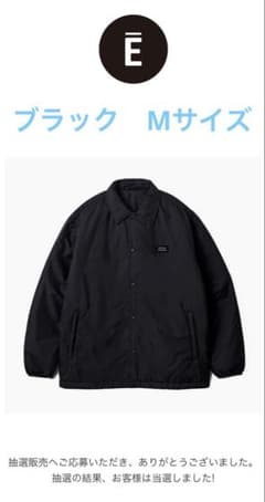 The Ennoy Professional ブラック コーチジャケット M - メルカリ
