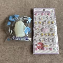 ムーミン　むにゅっとシリーズ　ニョロニョロ　おまけシール2枚付き