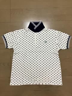 Thumbnail of FRED PERRY ポロシャツ ドット柄 ホワイト ネイビー L