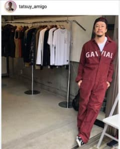 GAVIAL ガヴィル ジャンプスーツ ツナギ 中村達也 ワイン M ブランキー GAVIAL ガヴィル ジャンプスーツ ツナギ 中村達也 ワイン M