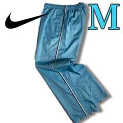 レア❗️NIKE ナイキナイロンパンツM ライトブルー Y2K - メルカリ