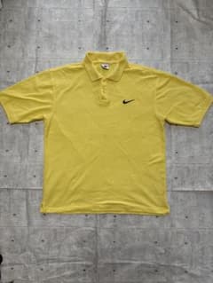 古着　NIKE ナイキ　ポロシャツ　イエローのサムネイル