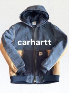 "Carhartt" アクティブジャケット 一点物 ！パッチワーク！のサムネイル