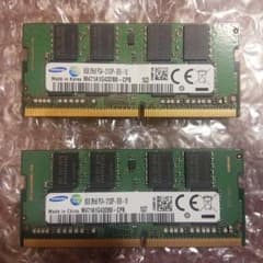 DDR4 8GB×2枚 ノート用 中古品のサムネイル