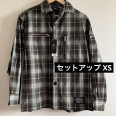 GU UNDERCOVER ジップポケット セットアップ チェック シャツパンツのサムネイル