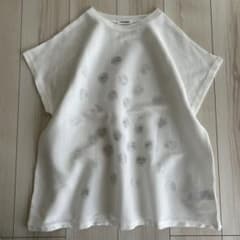 美品 Plantation M ドットYOORYUU Tシャツ 半袖 白 水玉 - メルカリ