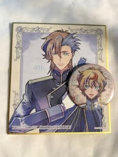 コードギアス 奪還のロゼ アッシュ ミニ色紙 缶バッジ 2個セット20周年展示会のサムネイル