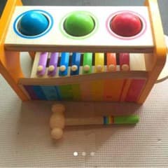 値下げ★HAPE★木のおもちゃ★木琴鉄琴？のサムネイル
