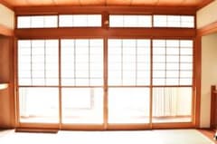サニーハウス様専用　雪見障子×2枚＋欄間障子×2枚 セット 猫間障子のサムネイル