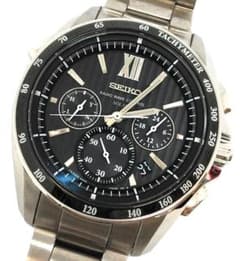 セイコー 腕時計 ブライツ クロノグラフ ソーラー電池 中古美品！(67055) セイコー 腕時計 ブライツ クロノグラフ ソーラー電池 中古美品