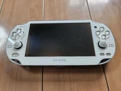 PS Vita ホワイト3Gモデル キズがあり 3Nにてよろしくお願いいたしますのサムネイル