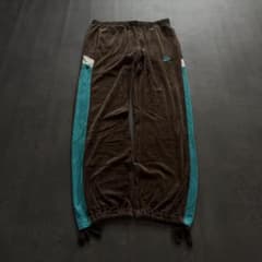 00s NIKE Vintage Velour Wide Track Pants