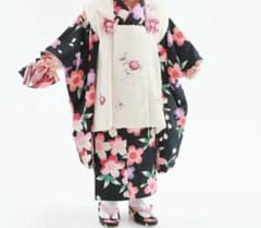 3歳被布　黒系　七五三のサムネイル