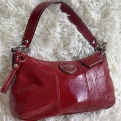 バッグ 00s y2k archive coach enamel hand bag 00s archive coach enamel hand bag y2k - メルカリ