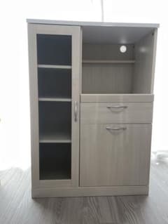 【洗浄消毒作業済】【美品】ニトリ　レンジ台　ブリエ　NRE 10575 食器棚 ニトリ レンジ台(ブリエ NRE 10575 NA) - メルカリ