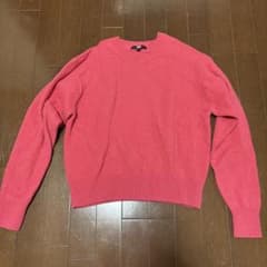 UNIQLO ピンク 長袖ニットセーター Sのサムネイル
