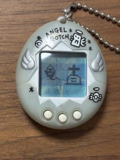 【動作確認済】たけしのてんしっちのたまごっち パールブルー 動作確認済み てんしっちのたまごっち パールブルー シルバー 本体のみ