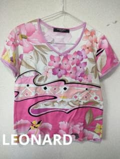 d24 超美品 LEONARD レオナール 半袖 シャツ トップス L - メルカリ