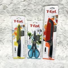 新品未使用【ティファール 】包丁ナイフ キッチンバサミ 3点セット