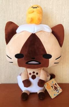 ぐでたま×モンハンアイルー メガジャンボ ぐでっとアイルーぬいぐるみ
