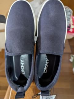 未使用品　DKNY スリッポン レディース　24cm　New Navyのサムネイル