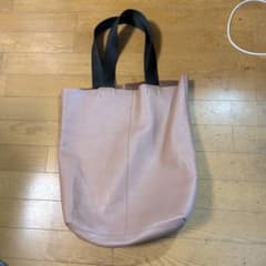 ecco レザー トートバッグ ピンクベージュのサムネイル