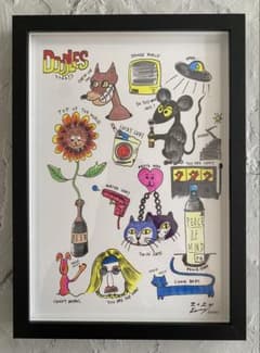 原画/イラスト/ストリートアート/ペン画/ DOODLES Vol,5インテリア 原画/イラスト/ストリートアート/ペン画/ DOODLES Vol,5インテリア