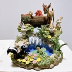 ディズニー バンビ 陶器製 噴水 ファウンテン 当時物 ヴィンテージ 元箱 レア ディズニー バンビ 陶器製 噴水 ファウンテン 当時物 ヴィンテージ 元