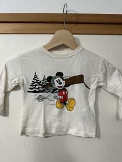 ZARA Disney 100 ミッキー 長袖Tシャツ 80cmのサムネイル