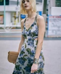 Mサイズ]Ameri VINTAGE BERRY JACQUARD DRESS - メルカリ