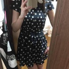 ドット柄❤️ワンピースのサムネイル